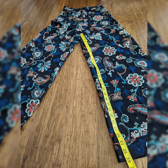 Kate Moss Topshop Paisley High-Waisted Pants - Picture 4 of 5